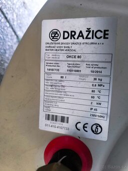 Prodám Elektrický Bojler DZD Dražice OKCE 80 - 5