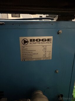 Kompresor BOGE SD 15 + nádrž Bert E.50 - 5