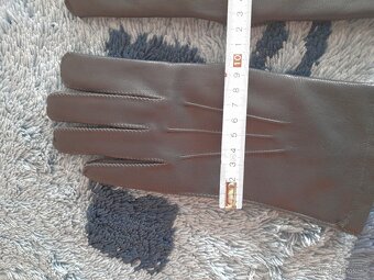 kozene damske rukavice nenosene - 5