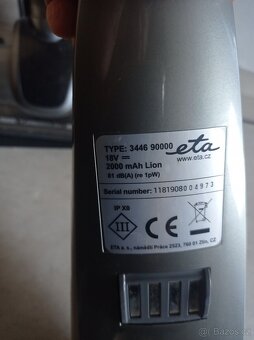 Tyčový vysavač ETA Milio 2446 - 5