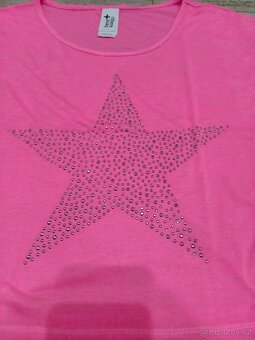 Dívčí triko, tílko, crop-top vel. 158/164 - 5
