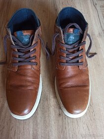 Zánovní kožené značkové pánské boty - 5