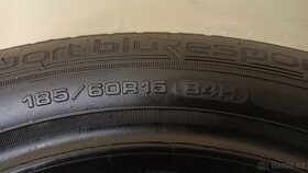 Dunlop 185/60 r15 + 165/65 r15 dvourozměrné - 5