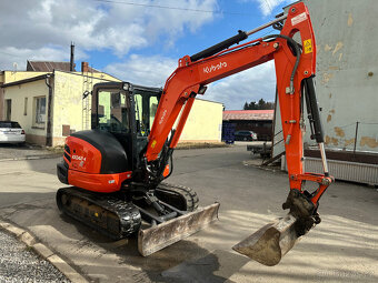 Pásový bagr KUBOTA KX042-4,4200kgprodloužené rameno - 5