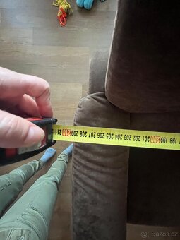 Velká sedací rozkládací souprava / Gauč / Pohovka - 5