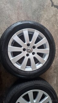 ALU kola Volkswagen 5x112 R16 s pneu Dunlop - 5