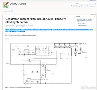 Profi DESULFÁTOR 30A / 6 kHz - 5