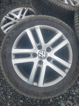 Alu kola 5x112 R16 + zimní pneu 205/55 - 5