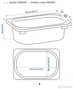 TROFAST plastový box - 5