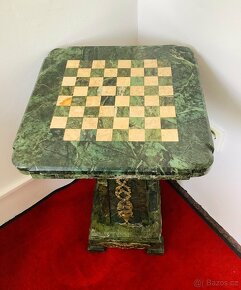 Starožitný Šachový Stůl - 5
