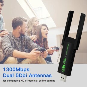 WiFi USB adaptér 2,4G/5Ghz. Wifi 5. NOVÝ - 5
