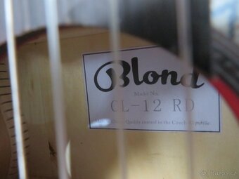 1/2 dětská kytara BLOND CL-12 RD - 5