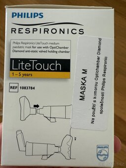 Philips Optichamber inhalacni maska vel. 1-5 let - 5