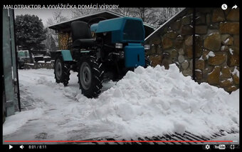 malotraktor domácí výroby 4 x 4 - 5
