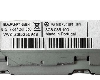 Original navigace 3C8035190 VW Passat CC r.v. 2010 - 5