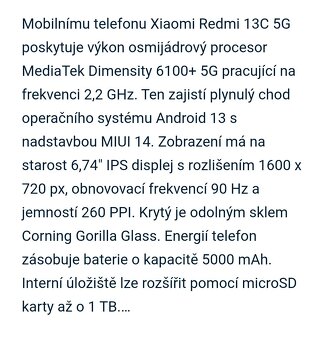 Xiaomi Redmi 13C 5G - 5