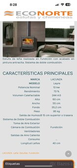 Litinová kamna LACUNZA - 5