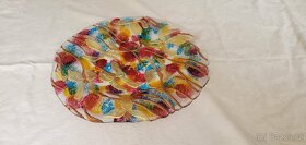 Malovaná skleněná mísa - 5