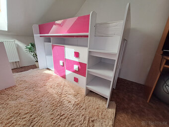 2x dětská vyvýšená postel - 5