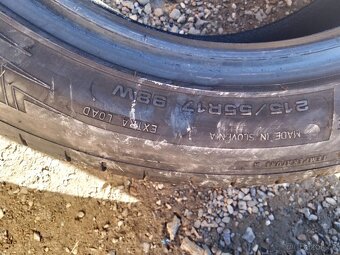 215/55/17 98w Dunlop - letní pneu 2ks - 5