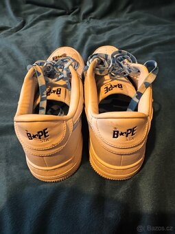 Bape Sta Low White ABC Camo Blue - 5