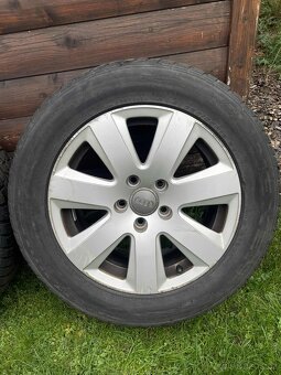 Originál kola Audi na zimních pneu 225/55/16 - 5