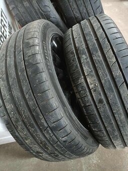 4ks alu disky orig. Audi 5x112 R17 pneu 225/45 r17 - 5