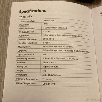 Bezdrátové mikrofony - 5