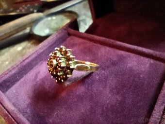 Prsten s českými granáty - 5