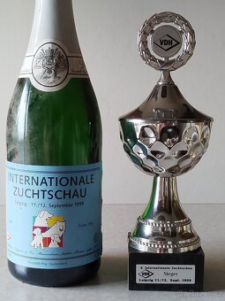 Víno 0,7l z mezinárodní výstavy psů 1999 v Lipsku - 5