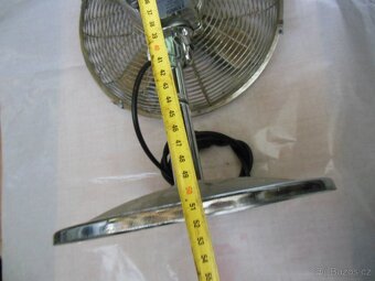 Stolní retro chromový ventilátor - 5