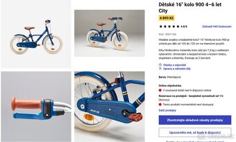 Lehké dětské 16" kolo - 5