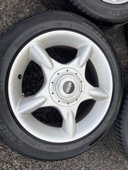 Alu kola originál Mini + nové letní pneu 195/55/15 - 5