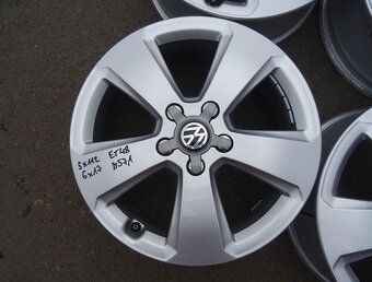 Alu disky originál Škoda 17", rozteč 5x112, ET 48, šíře 6J - 5