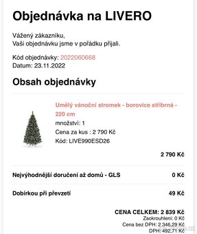 Umělý vánoční stromeček 3D - 5