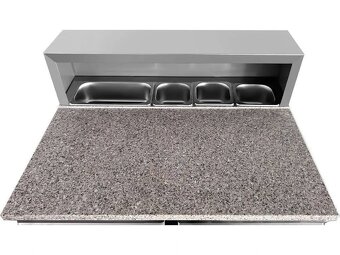 Chladící stůl se saladetou a granitovou deskou - 5