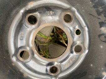 Plechové disky 15” 5x98 a zimní pneu 185/65/R15 - 5