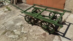 Starý dřevěný vozík - pozůstalost. - 5