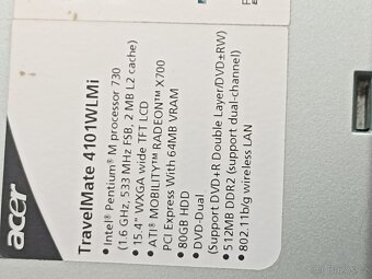 Notebook Acer TravelMate 4101 WLMi - 5