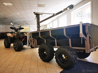 Vozík za čtyřkolku černý - 5