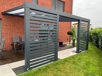Hliníková pergola, garážové stání, altán - 5