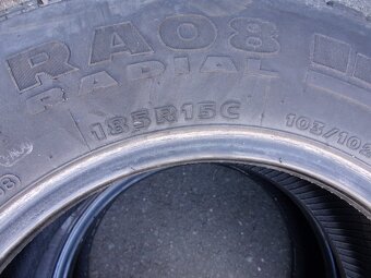 2x letní pneu 185/15C 103/102R Hankook RA08 - 5