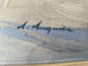 Obraz starý, autor A. Augusta - 5