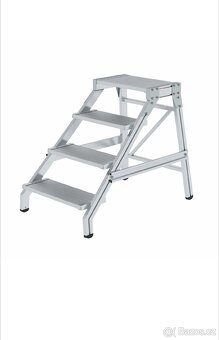 Montážní hlinikové schůdky nosnost 300kg - 5