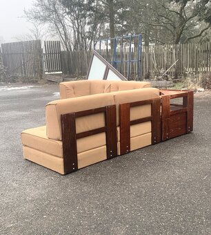 Retro sedačka Dřevotvar 60. léta - 5