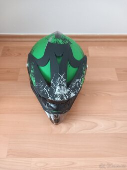 Crossová helma XTR 125 - matně zelená - 5