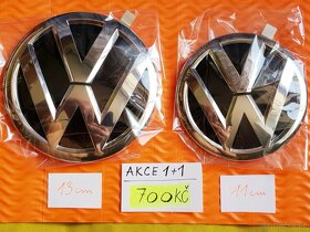 VOLKSWAGEN ZNAK/LOGO 3D 11cm-NOVÉ ORIGINÁL - 5