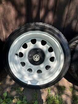 Převářky 4x100 R14 195/45 + středy VW - 5