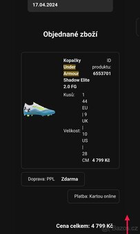 Kopačky Under Armour Shadow Elite 2.0 FG - 5