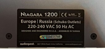 Síťový filtr Audioquest Niagara 1200 - 5